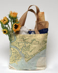 Edisto Island Nautical chart Tote