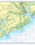 Charleston, South Carolina Nautical Chart Placemat