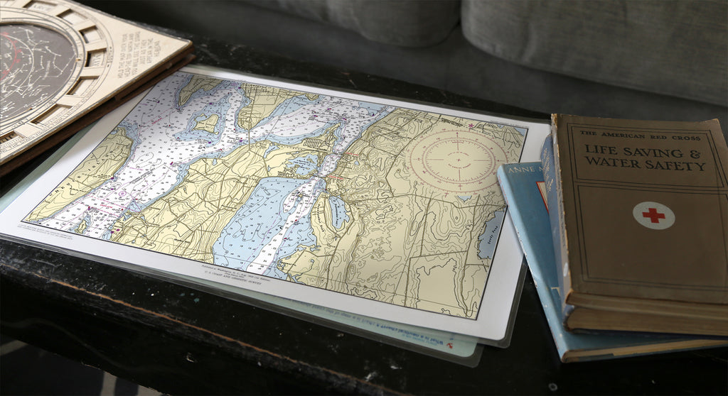 Tiverton, RI Chart Placemat