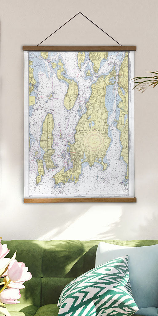 Newport, RI & Jamestown Chart Scroll