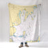 North End of Lake Michigan, Nautical Chart Blanket
