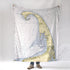 Wellfleet Nautical Chart Blanket