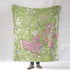 Chapel Hill, NC Modern Topo Map Blanket