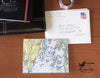 Round Pond, Muscongus Bay, ME Nautical Chart, Pack of 24 Notecards