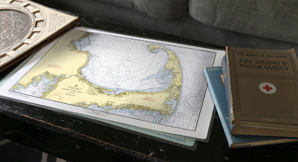 Cape Cod Vintage Chart Placemat