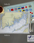 Buzzards Bay, MA Vintage Chart Placemat
