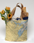 Salem Nautical Chart Tote