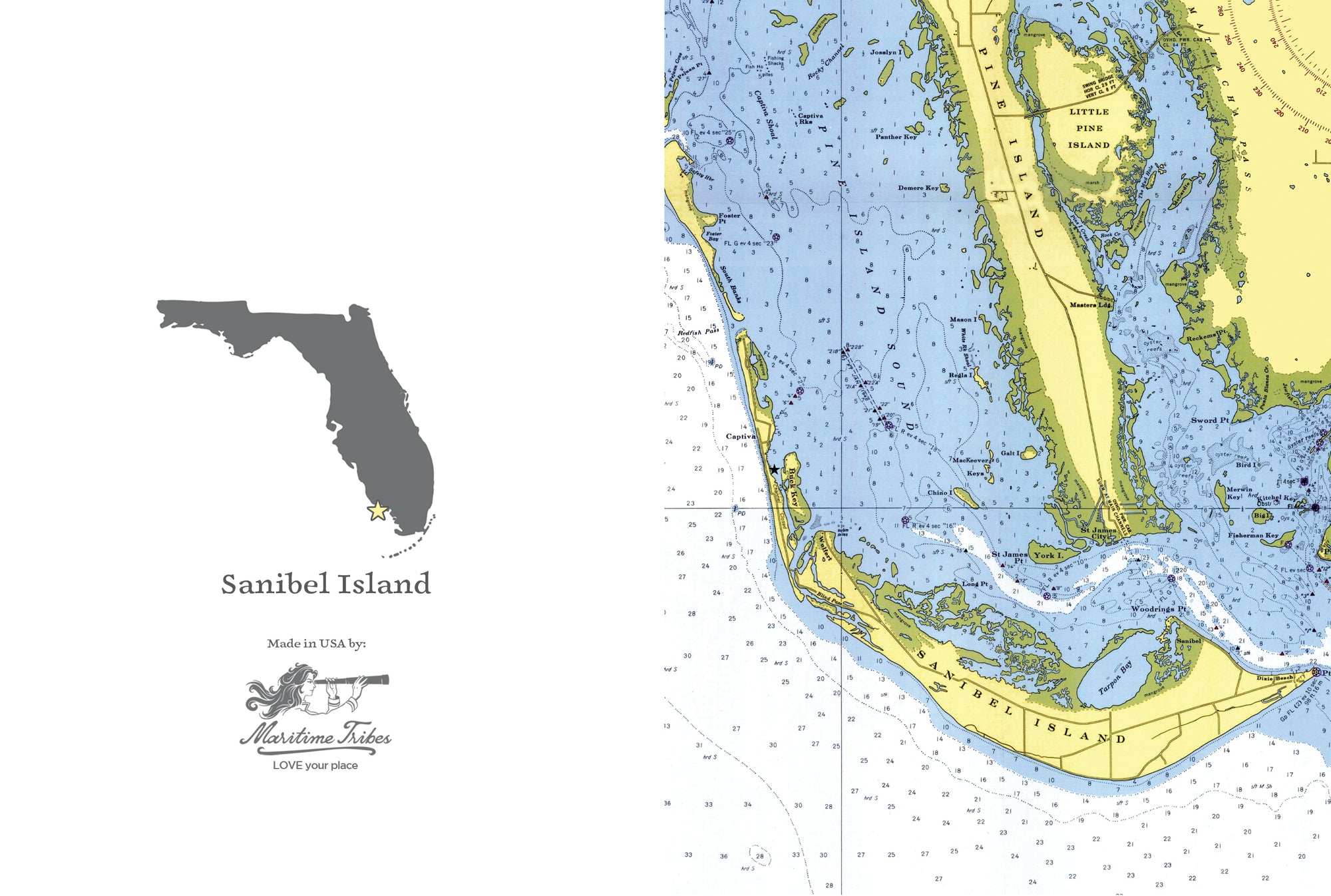 Sanibel Island Notecard, Pack of 24 Notecards