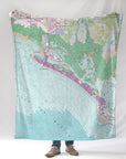 Fort Myers Beach, FLBright Topo Blanket