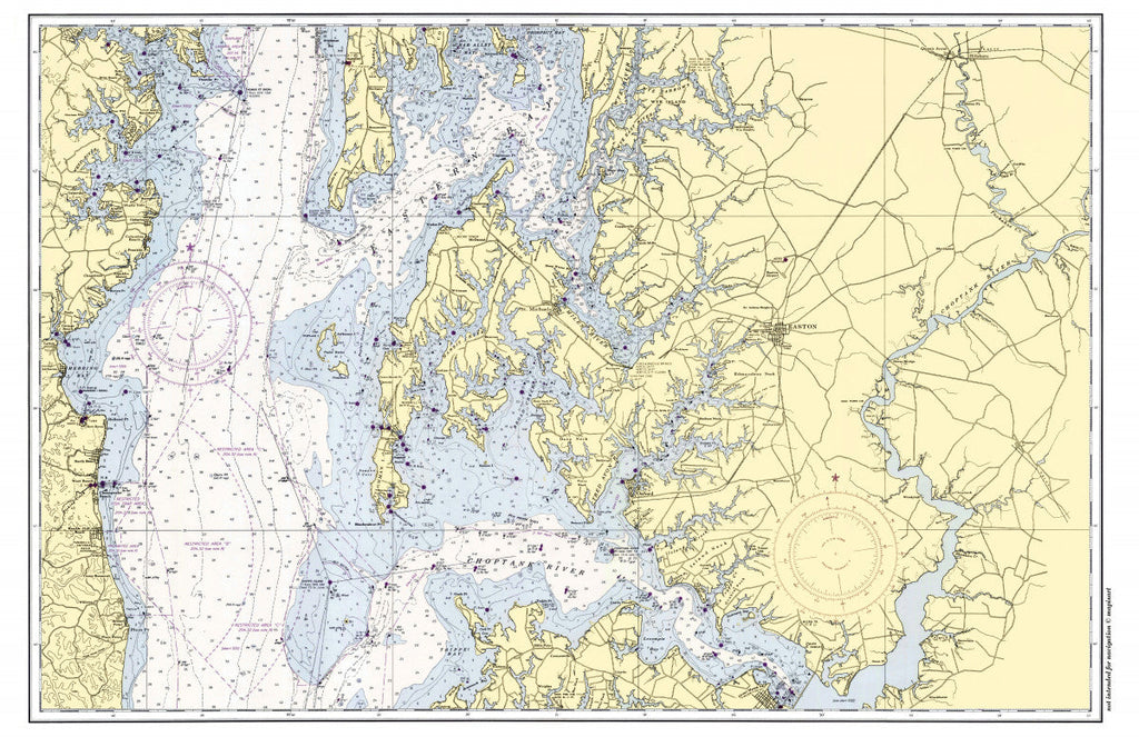 St. Michaels, Maryland Chart Placemat