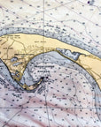 Cape Cod, MA Nautical Chart Blanket