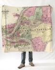 Pittsburgh Antique Map Blanket