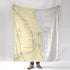 Chicago, IL Nautical Chart Blanket