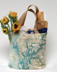 Rock Hall, MD Antique Map Tote