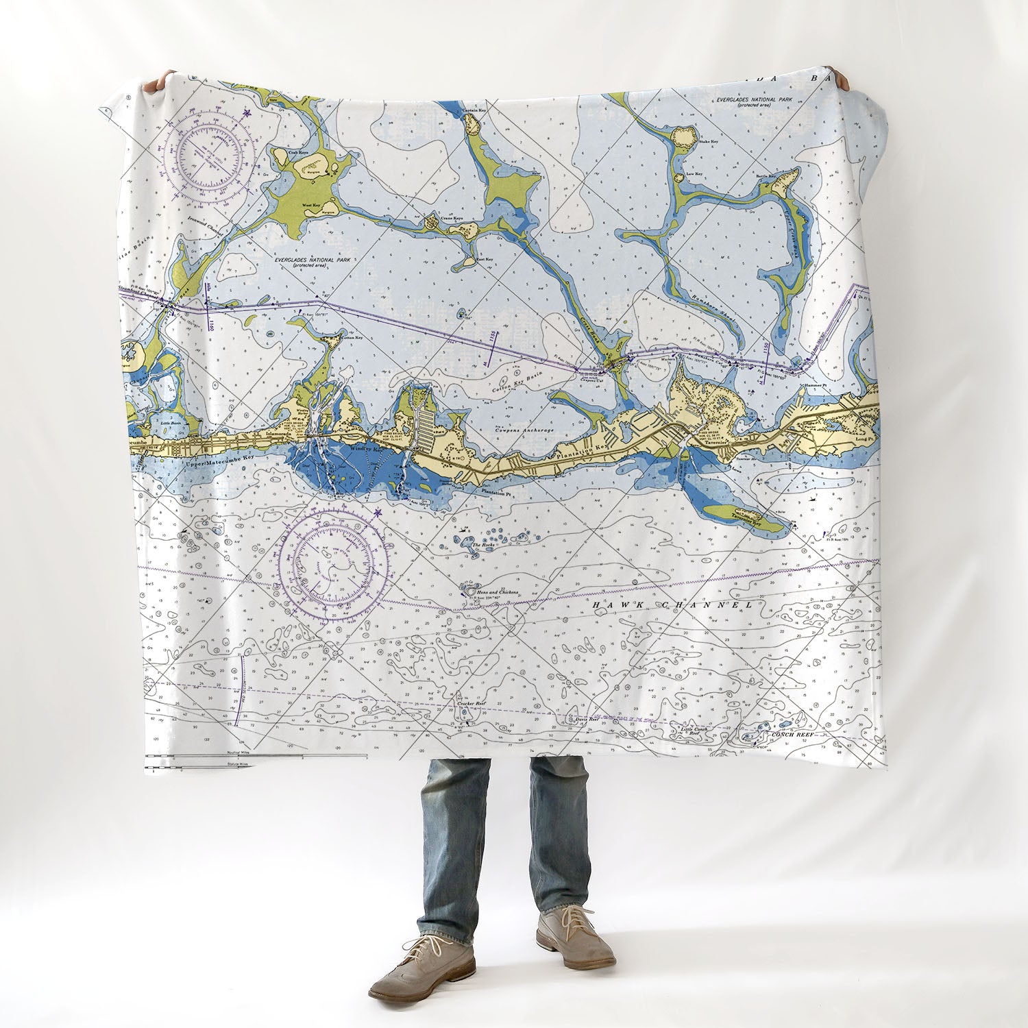 Islamorada Chart (Tavernier to Matecumbe) Blanket