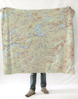 Old Forge - Blue Mountain, NY Topo Blanket