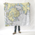 Prospect Harbor & Mt. Desert Island, ME Nautical Chart Blanket