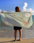 Hawaiian Islands vintage map -  Quick Dry Towel