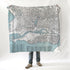 Alameda - Oakland, CA Vintage Map Blanket
