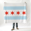 Chicago Flag Blanket