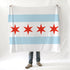 Chicago Flag Blanket
