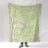 Osyka MS vintage Topo map Blanket
