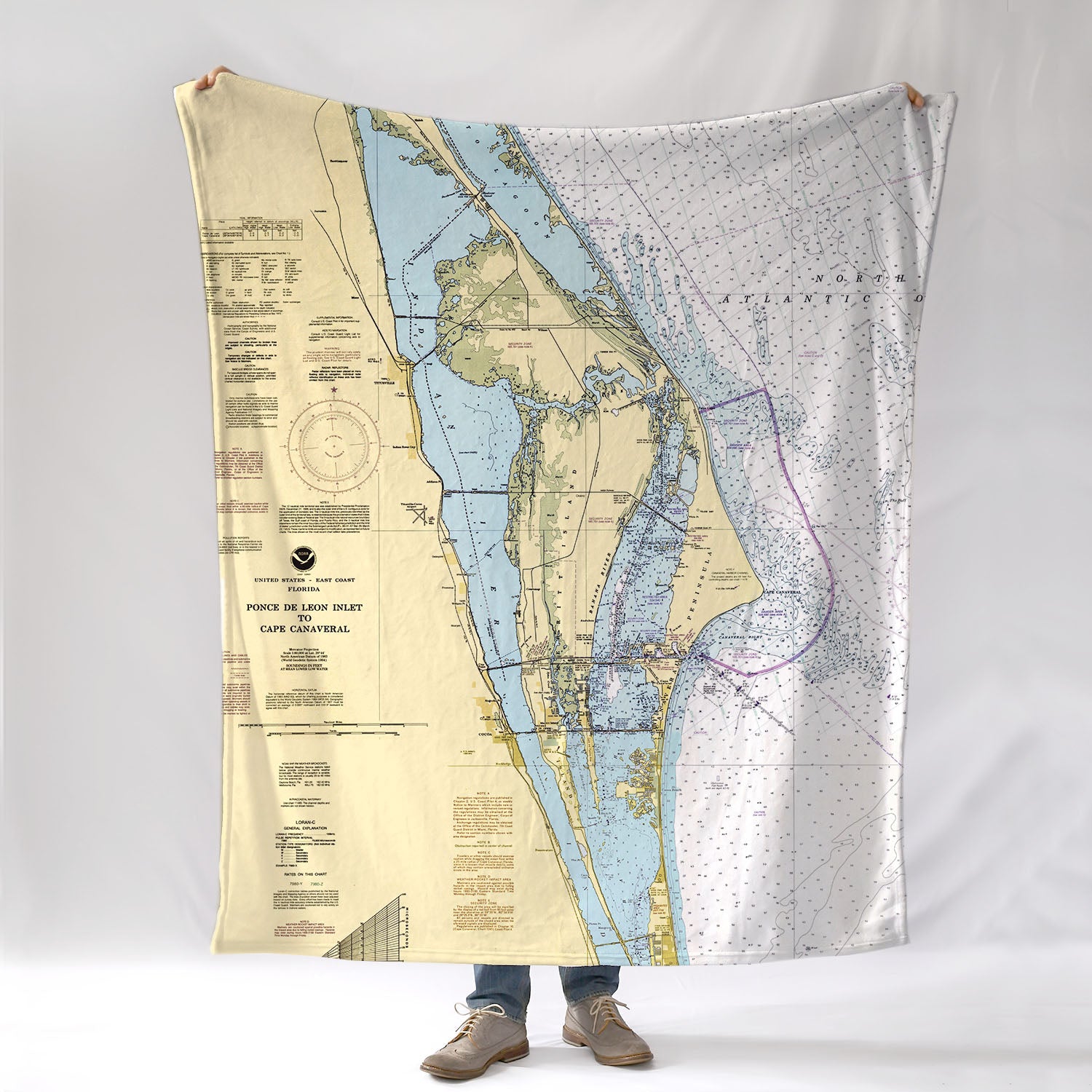 Merritt Island Compilation Chart Blanket