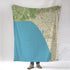 Santa Monica Bay, CA Charted Territory Map Blanket
