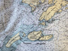 Kodiak Island, Nautical Chart Blanket