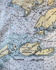 Kodiak Island, Nautical Chart Blanket