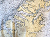Kodiak Island, Nautical Chart Blanket