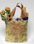 Spartanburg, SC Vintage Topo Tote