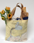 Detroit MI Nautical Chart Tote