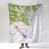 Amesbury - Newburyport MA Vintage Map Blanket