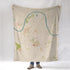 Nashville TN / Vanderbilt University / Sea Glass w/ Heart Blanket