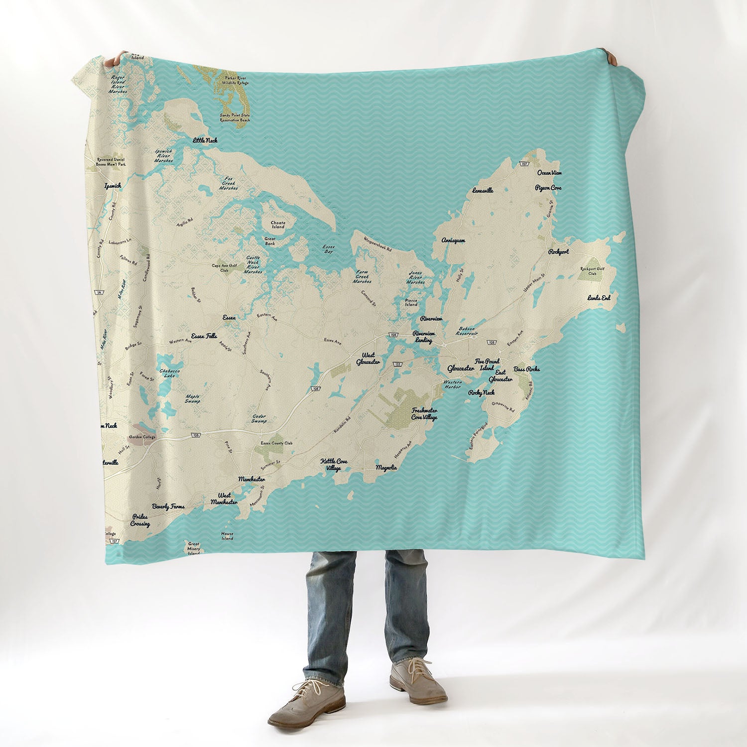 Gloucester Modern Wave Blanket