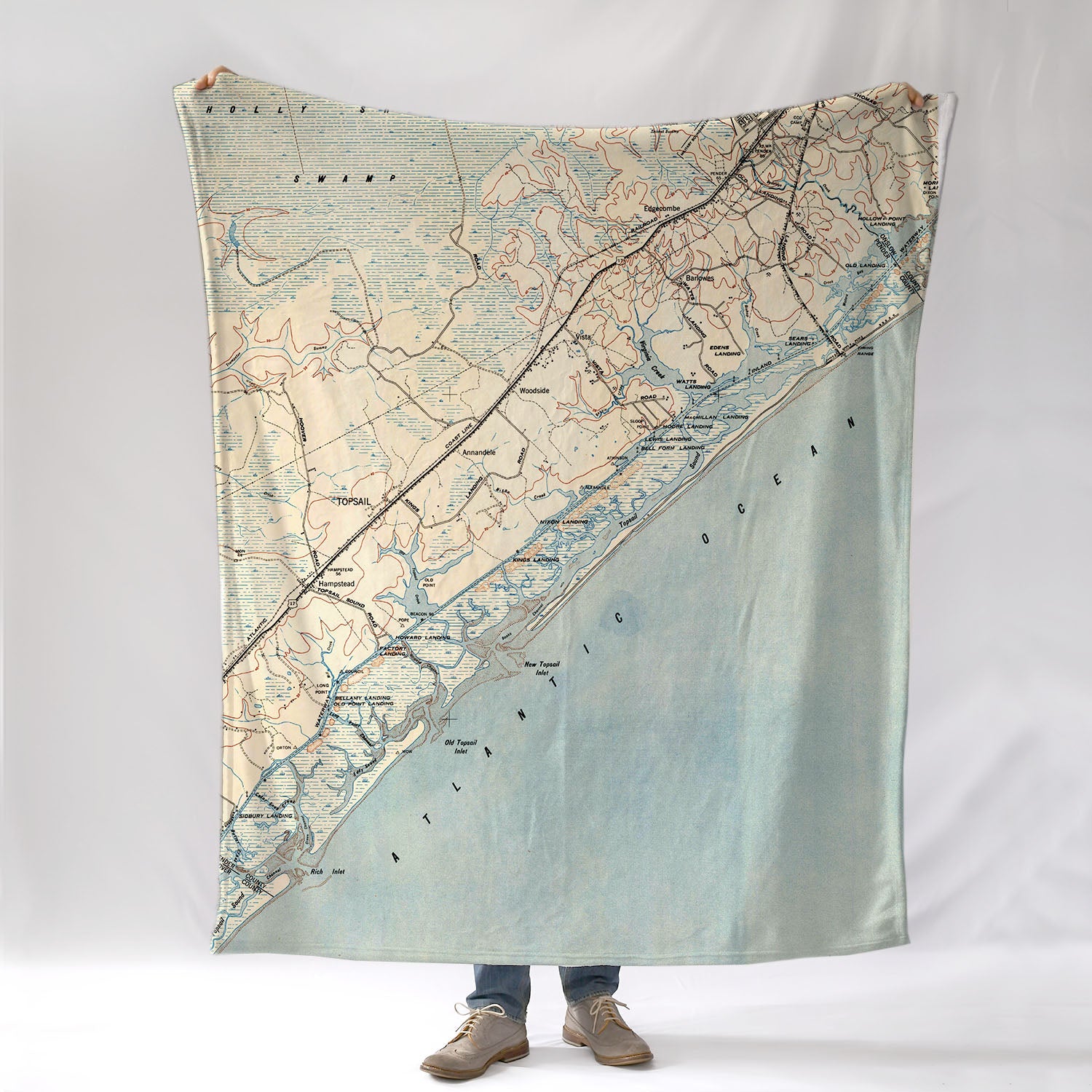 Topsail NC Antique Blanket