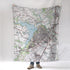 Waco TX Topo Blanket