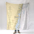 Spring Lake to Island Beach State ParkNJ Nautical Chart Blanket