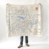 Cornell University Modern Campus Map with Circle/Seal Logo Blanket