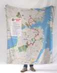 Freedom Trail Map Blanket