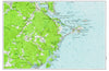 Biddeford Pool, Maine Laminated Map Placemat