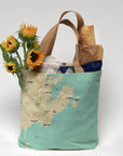 Marblehead MA Modern Wave Tote