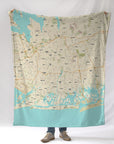 Rockville NY Modern Wave Blanket