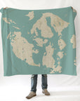 San Juan Islands WA Sea Glass 65x79 Blanket