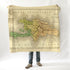 Haiti & Dominican Republic Vintage Map Blanket