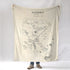 Sandown NH Antique Map c. 1892 Hurds Map Blanket