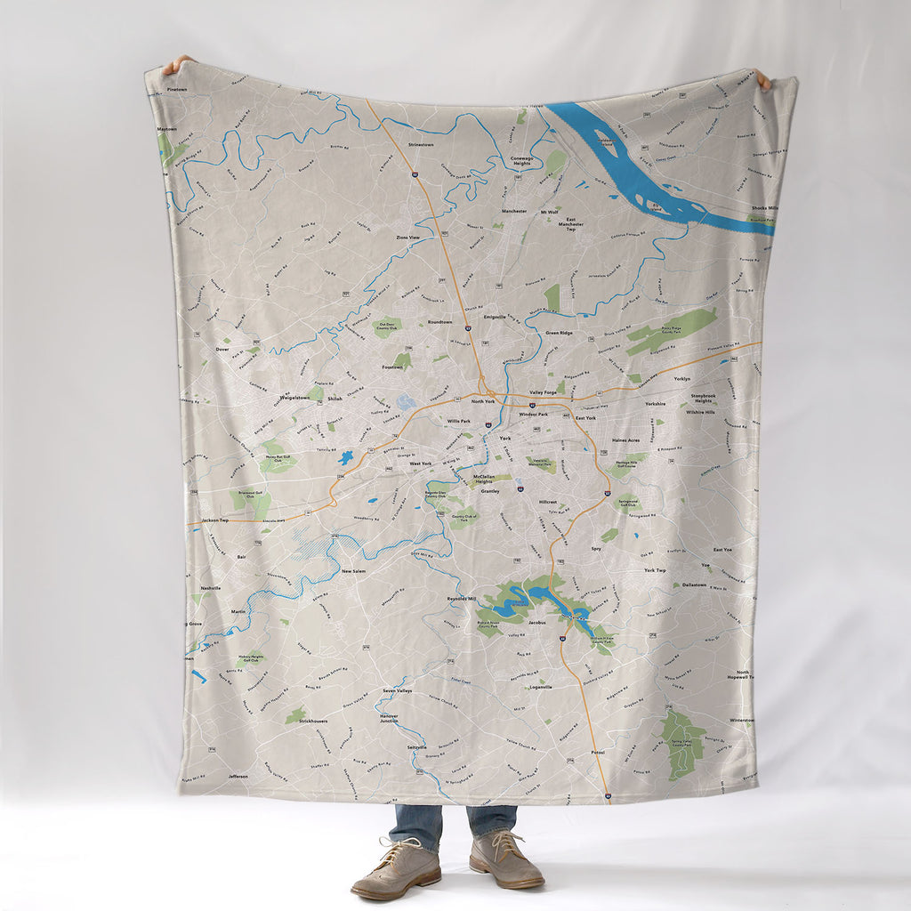 York, PA Hometown Blanket