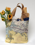 Norfolk, VA Nautical Chart Tote