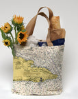 GTMO, Cuba Nautical Chart Tote